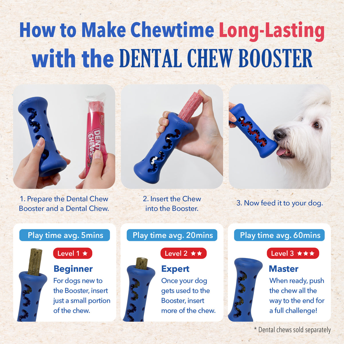 Dental Chew Booster - Ultimate Oral Care for Dogs