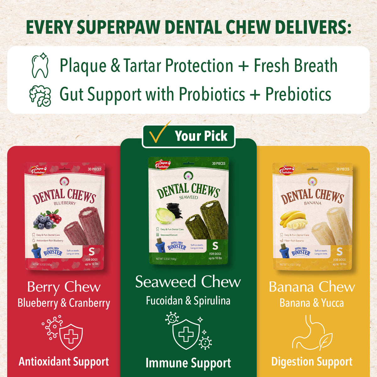 Dental Chews - Seaweed