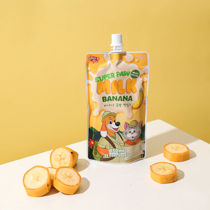 Dog & Cat Milk, Lactose FREE, Banana, 5.07 fl oz / 150mL per Pack, 8-Pack