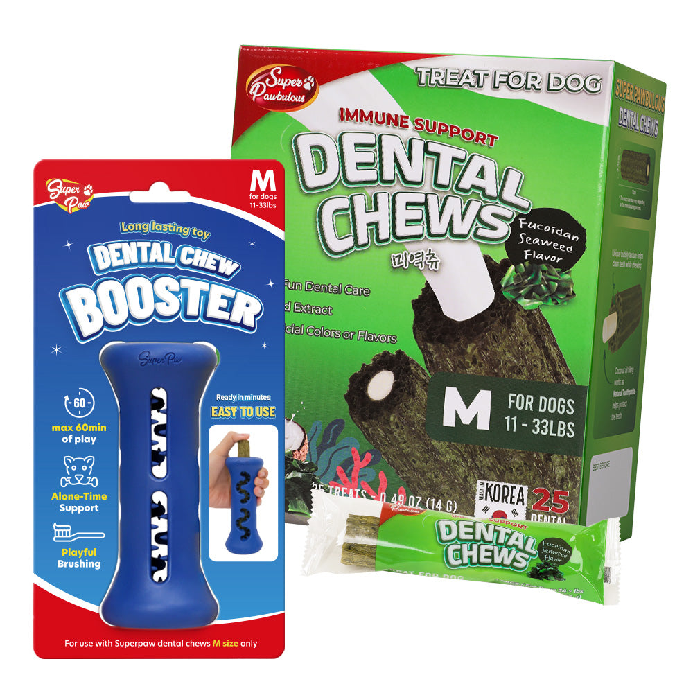 Starter Kit Booster and Dental Chews - Select Flavor and Size
