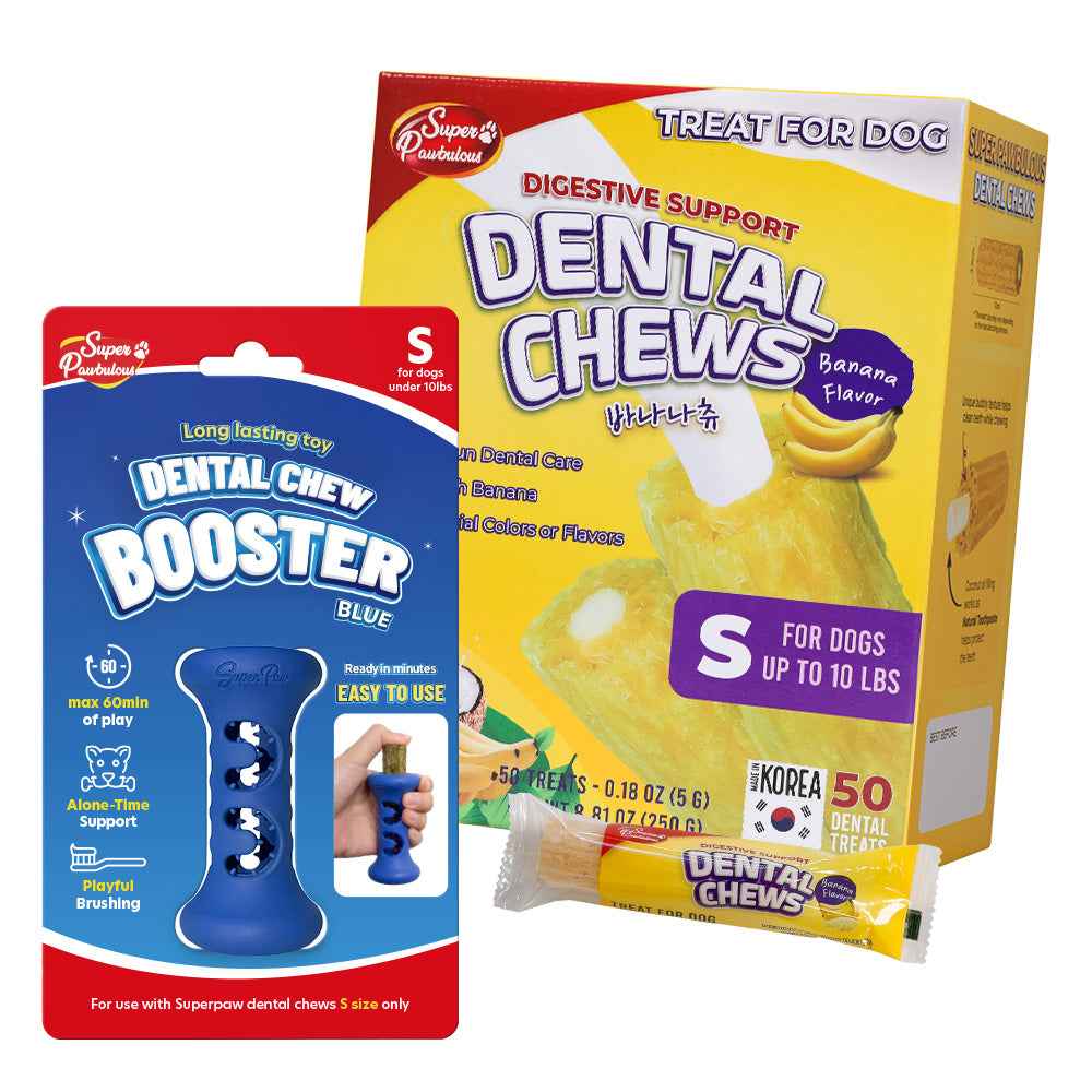 Starter Kit Booster and Dental Chews - Select Flavor and Size