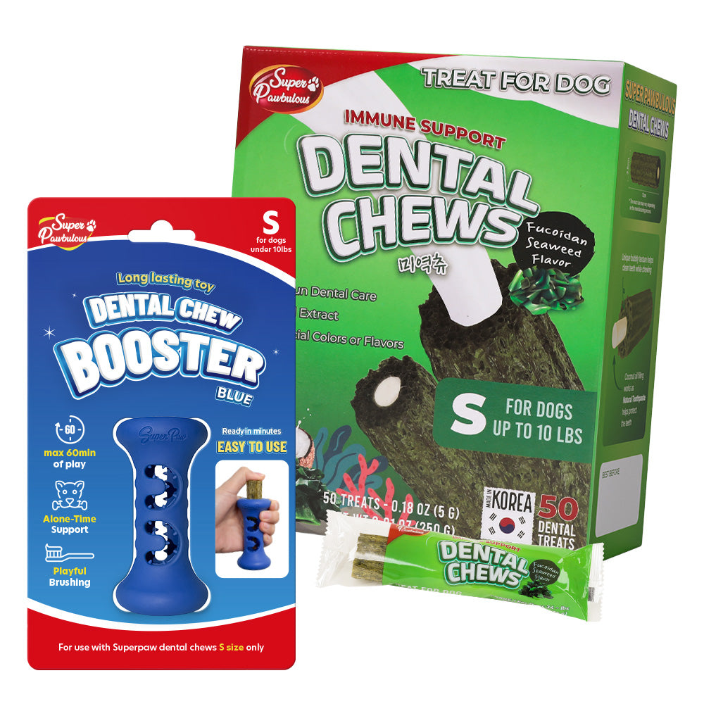 Starter Kit Booster and Dental Chews - Select Flavor and Size
