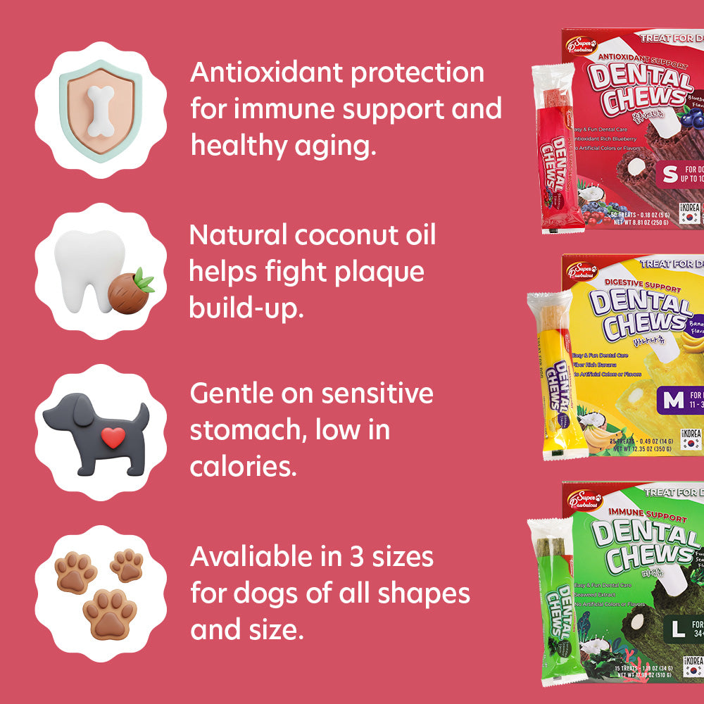 Dental Chews Berry - Antioxidant Support