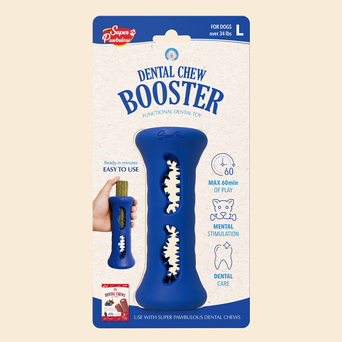 Dental Chew Booster - Ultimate Oral Care for Dogs
